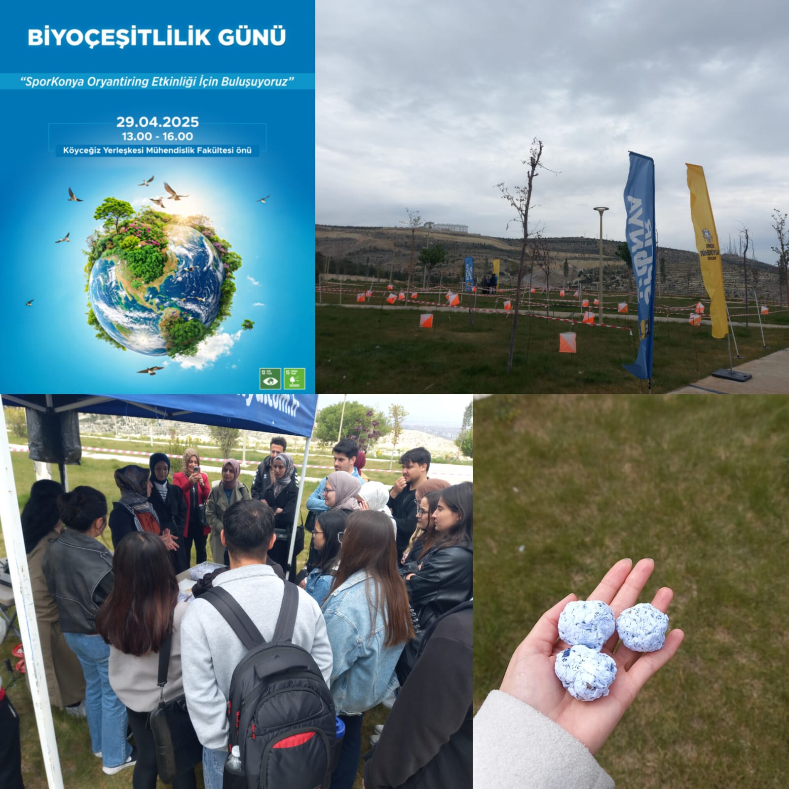 Biyoçeşitlilik Günü Kapsamında Oryantiring Etkinliği ve Tohum Bombası Yapımı